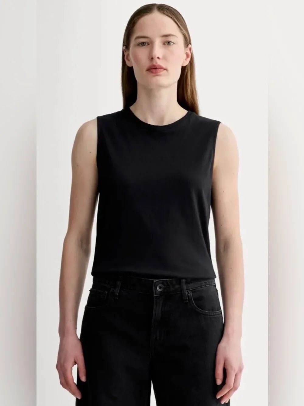 New Everlane THE MARINER TANK in Black Size S